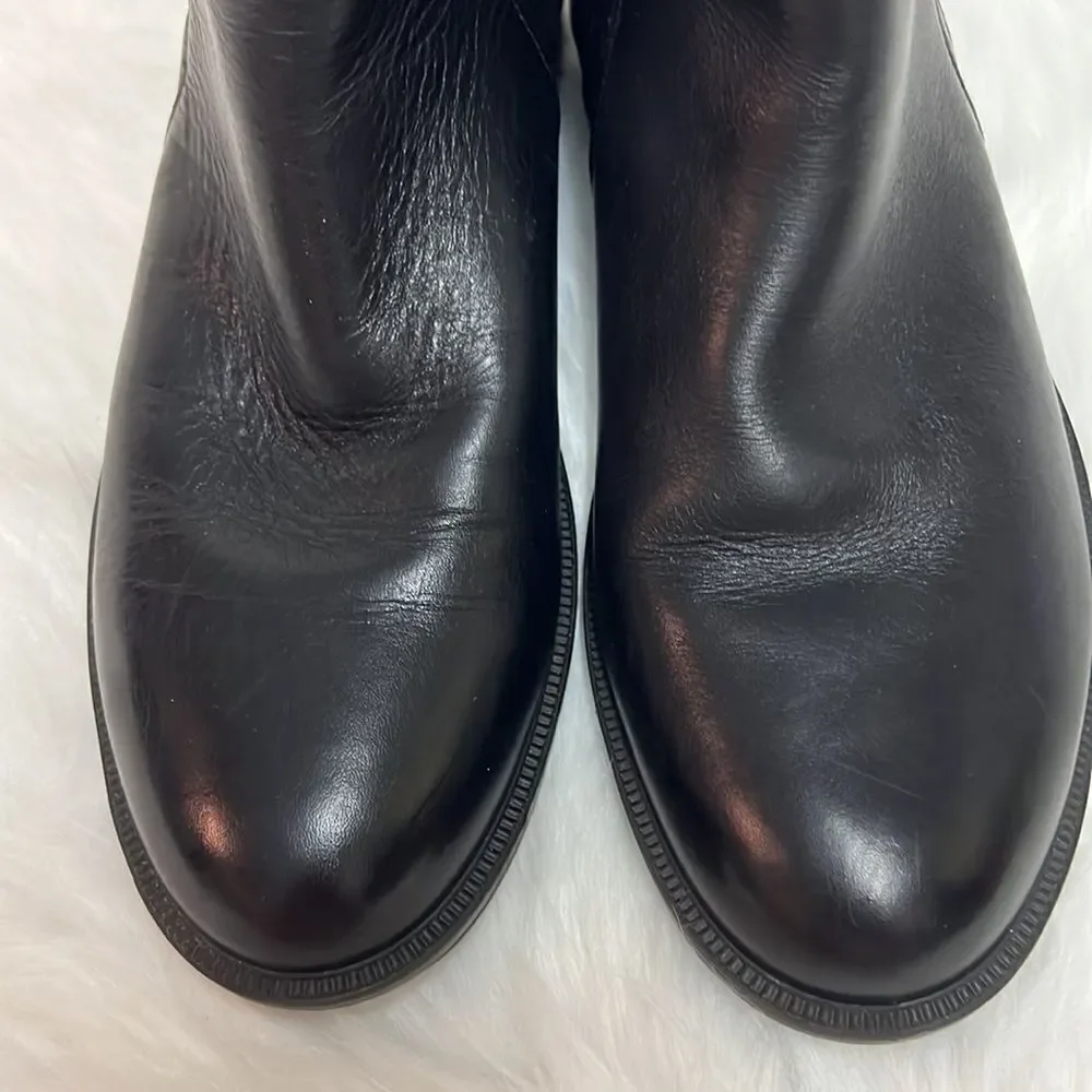 Umberto Raffini black leather Trina ankle boots Size‎ 39/8.5 B20